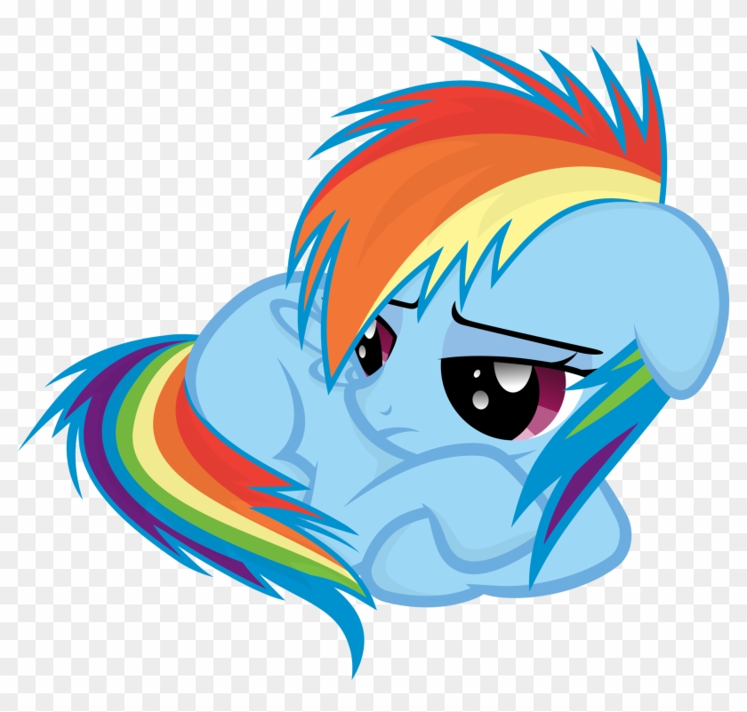 Rainbow Dash Filly Sad Dash By Daydreamsyndrom - My Little Pony Filly Rainbow Dash #734352