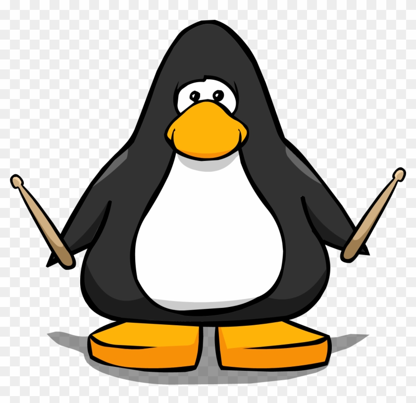 Drumsticks From A Player Card - Club Penguin Boa #734579