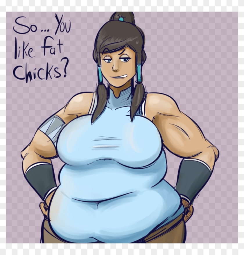 female weight gain animation