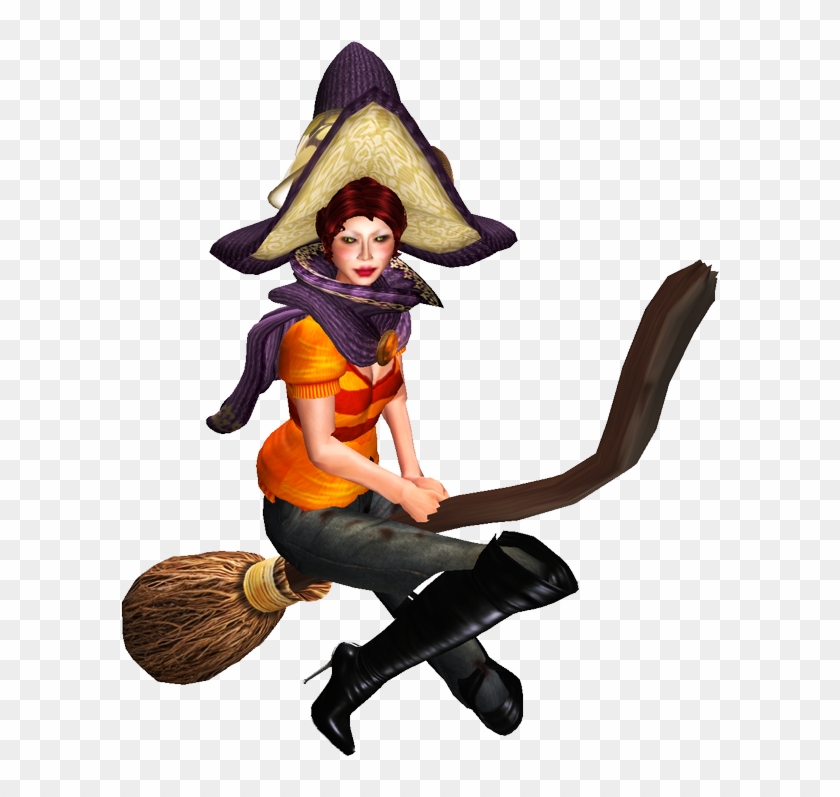 The Blushing Witch - Sims 4 Cc Witch Broom Pose #734581