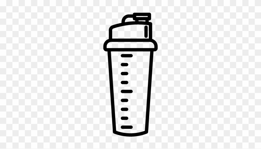 Protein Shake Vector - Protein Shaker Bottle Drawing #734626