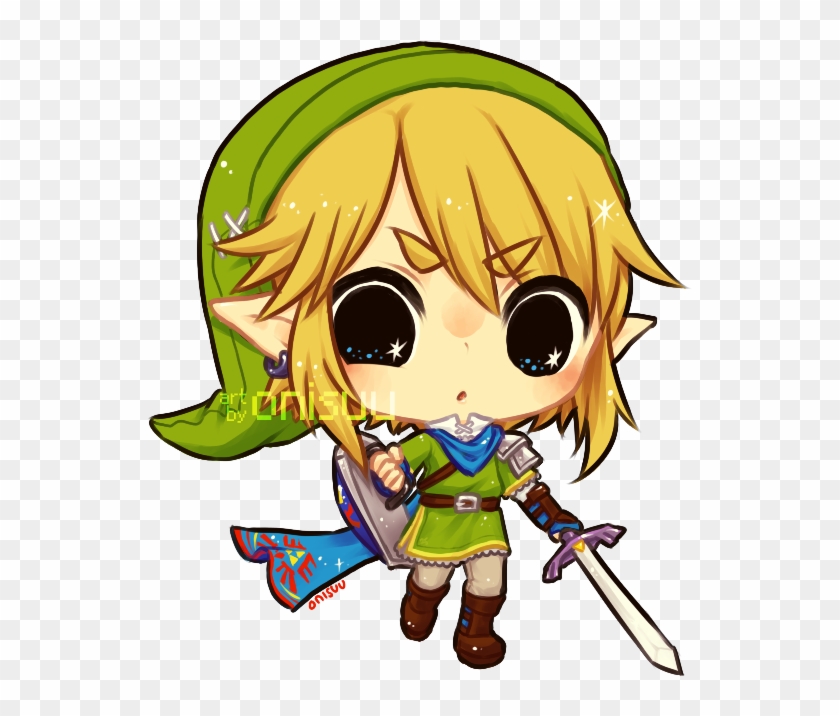 Zelda Hyrule Warriors Link By Onisuu - Legend Of Zelda Hyrule Warriors Chibi #734729
