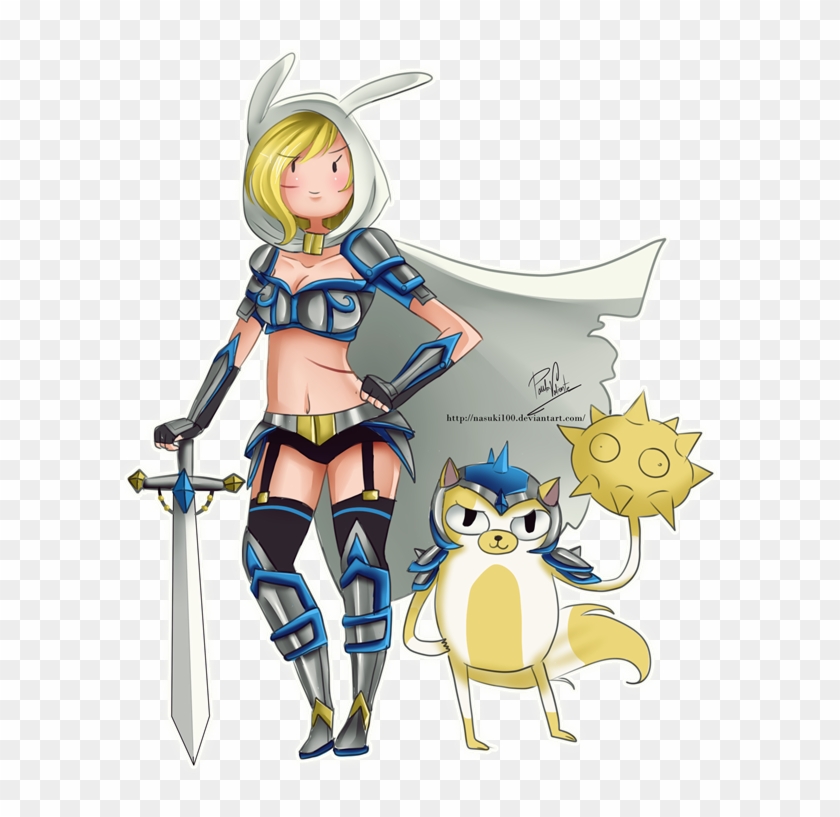 Fionna And Cake Warriors By Nasuki100 - Cartoon #734730