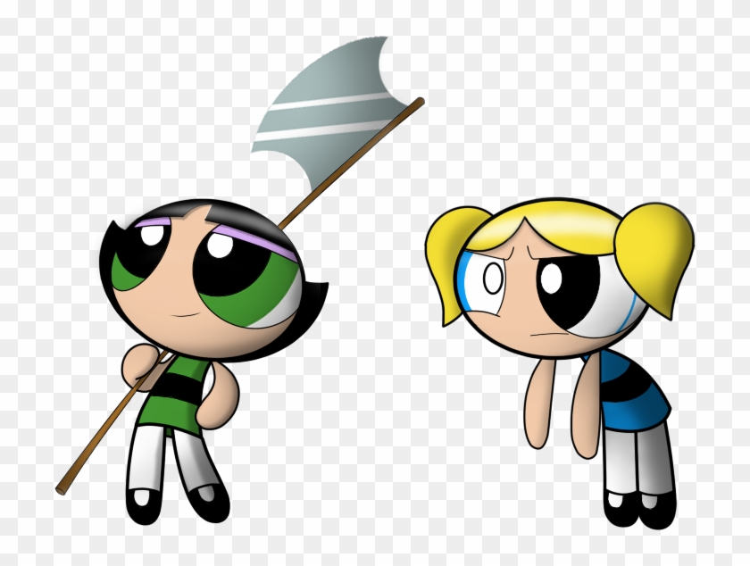 Badass Buttercup By Gothicblueeyes - Ppg Buttercup Kills Bubbles #734781