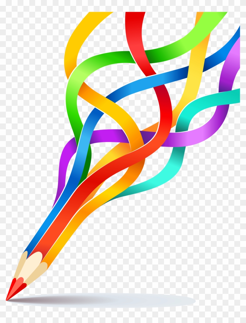Cmyk Color Model Euclidean Vector - Creative Pencil #734960