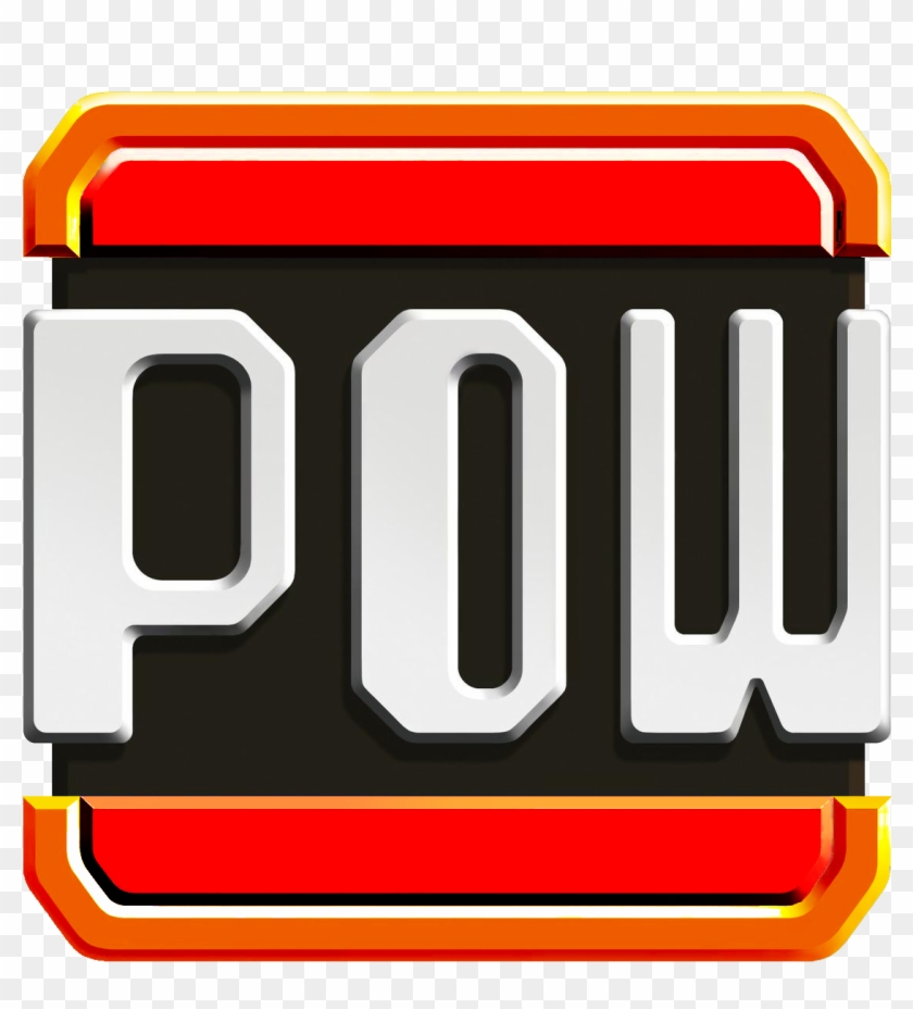 Smb Pow Block Mario Kart Pow Block Full Size PNG Clipart Images