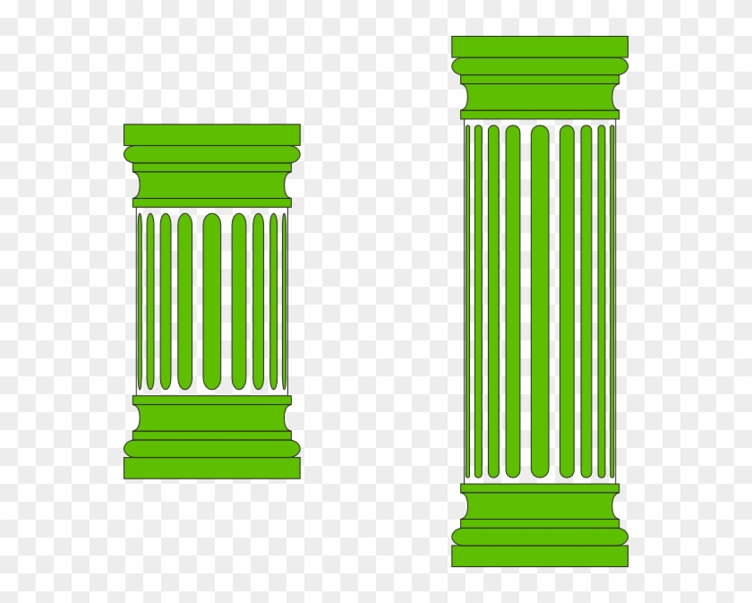 Green Pillar Clip Art #735027
