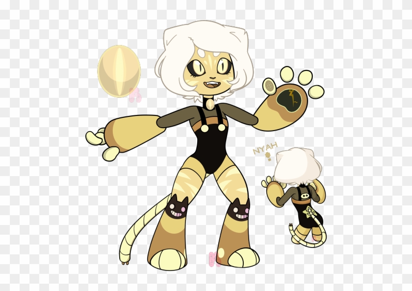 I Use Canon Characters Because It's Fun And I - Steven Universe Cat Gem Oc #735090