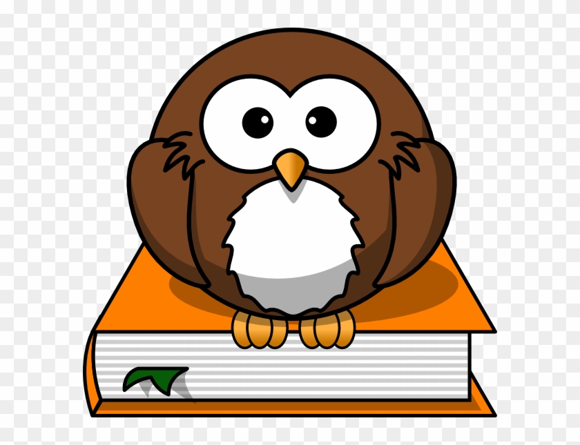 Wise Owl Clip Art At Clker - Cartoon Owl #735132