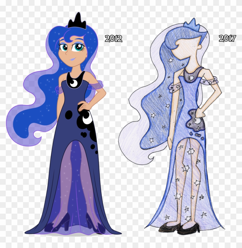 Human Luna Fashion Vector By Icantunloveyou Human Luna - My Little Pony: Friendship Is Magic #735144