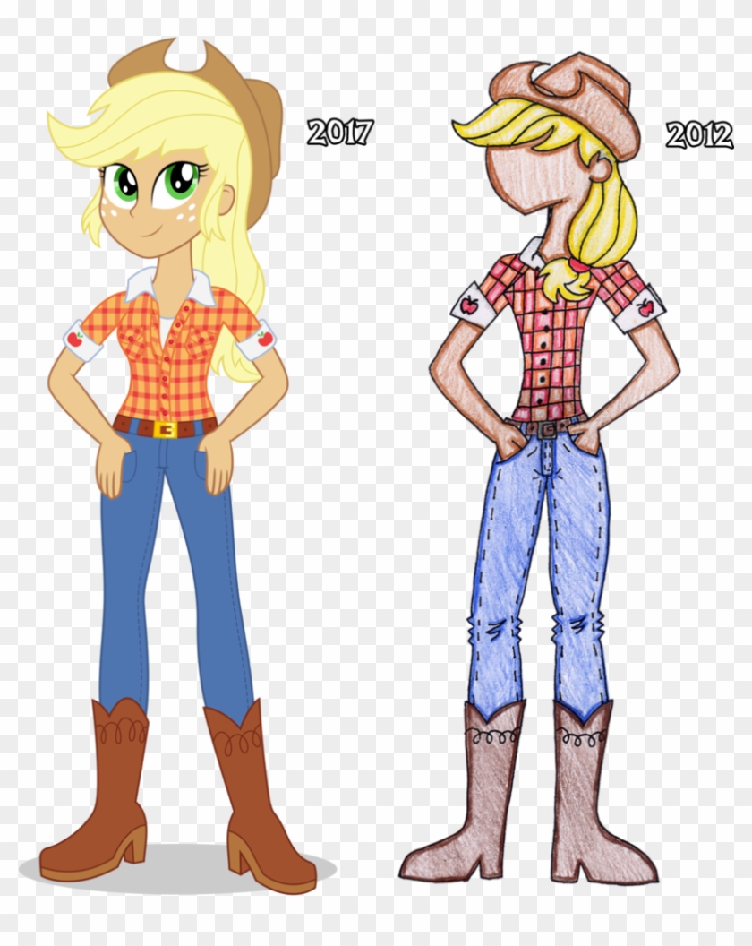 Human Applejack Fashion Vector By Icantunloveyou - Comics #735180