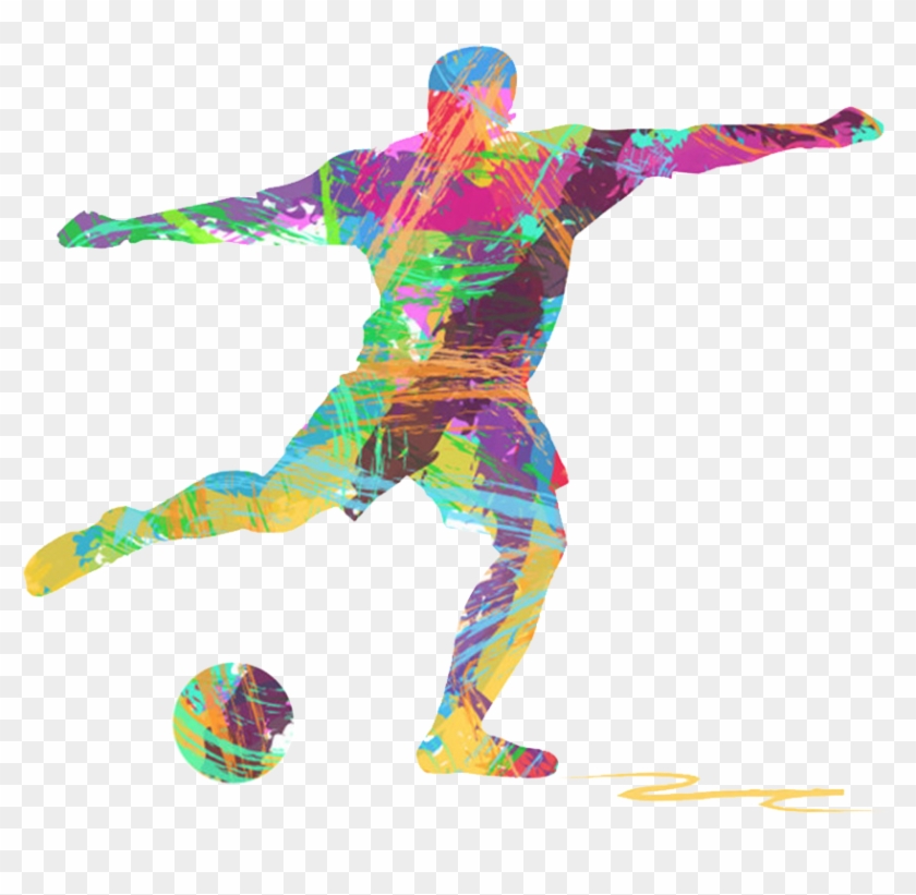Football Player Royalty-free Illustration - Graffiti Football Png #735187
