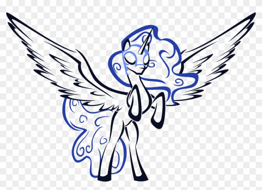 Nightmare Moon By Up1ter - Princess Luna - Full Size PNG Clipart Images ...