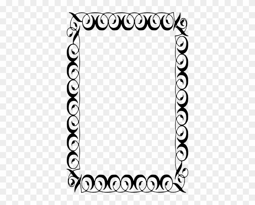 Fancy Text Box - Border Clip Art #735555