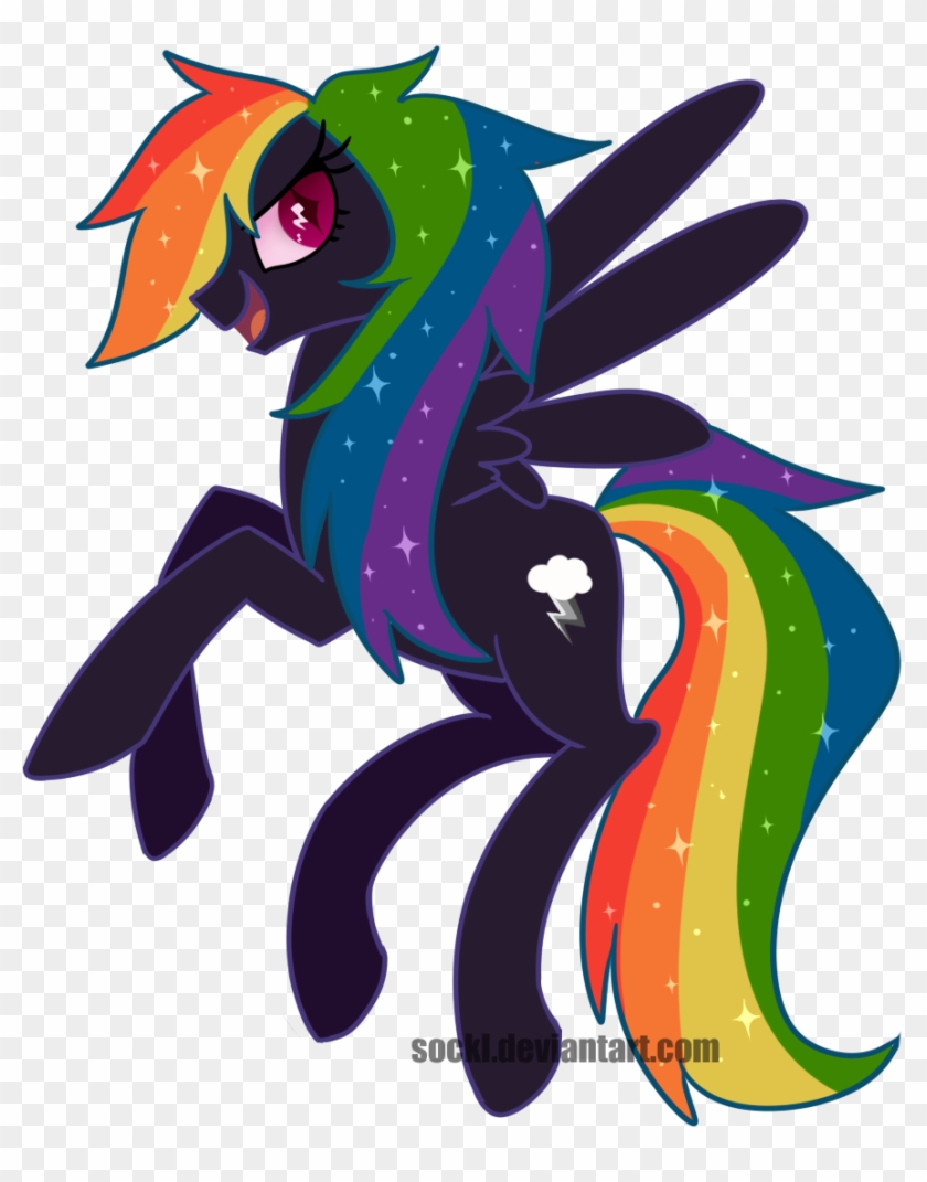 Sockl, Corrupted, Idw, Nightmare , Nightmare Rainbow - My Little Pony Nightmare Rainbow Dash #735559