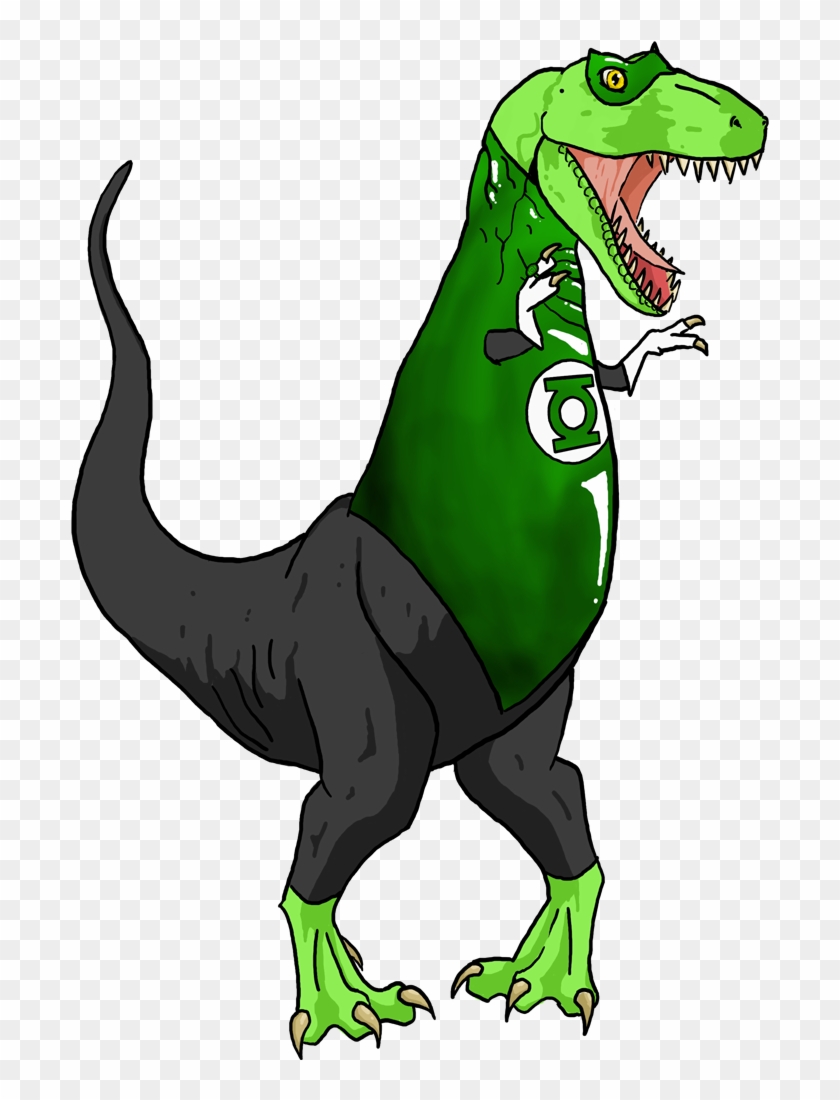 A T-rex Green Lantern - T Rex Lantern #735570