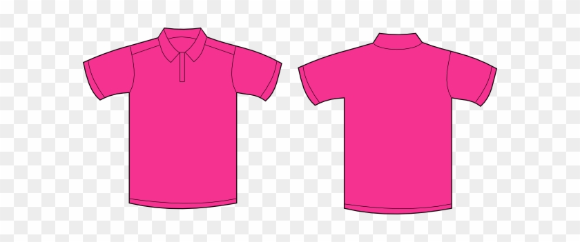 Polo Shirt Pink Plain #735682