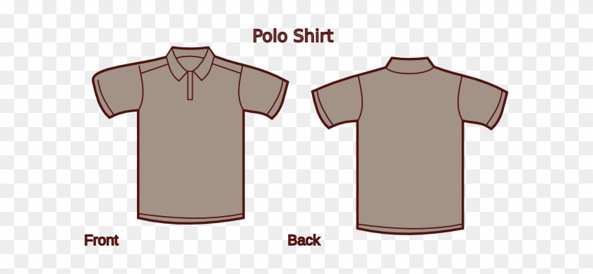 Polo Shirt Plain Grey #735694