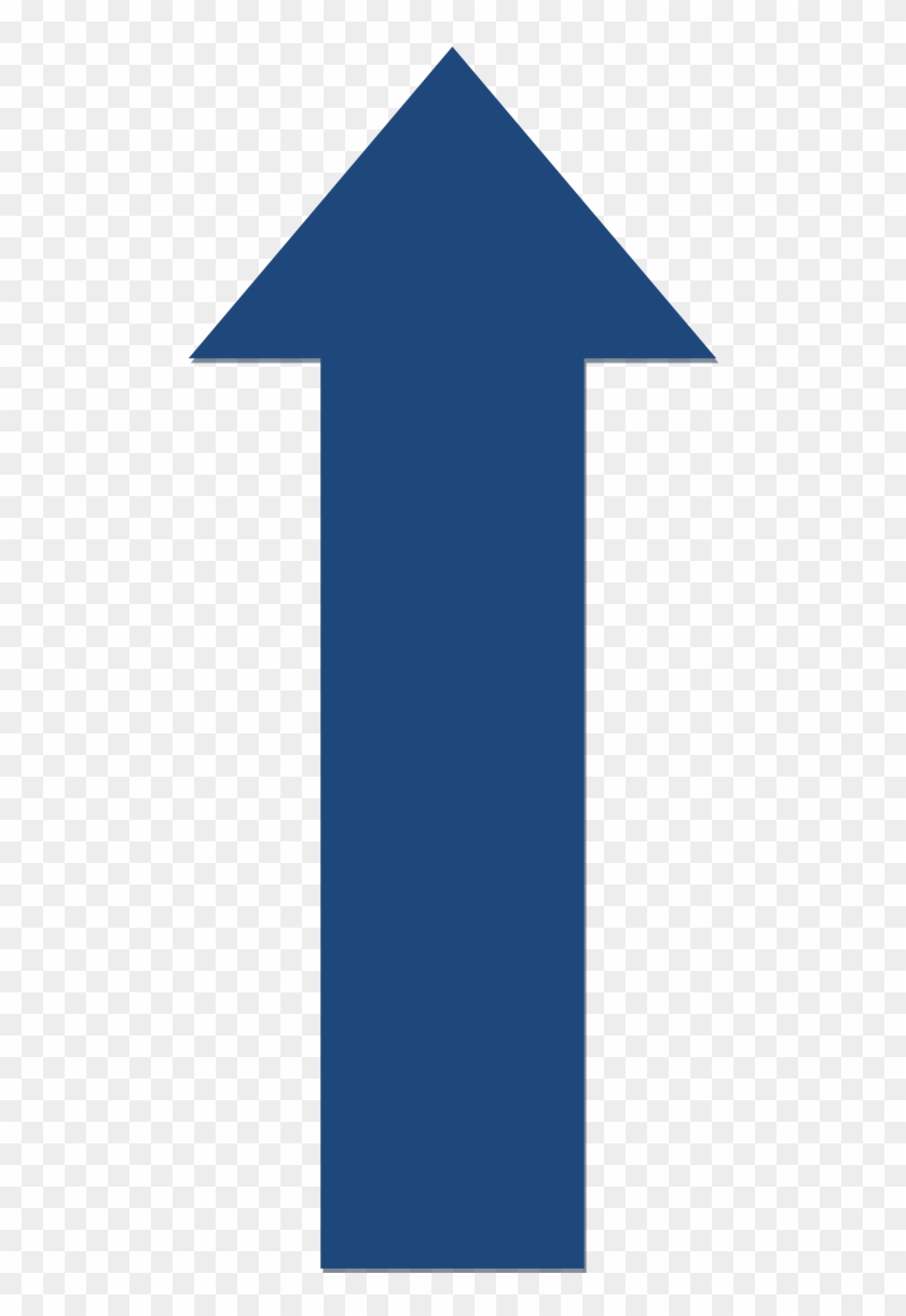 Blue Upwards Arrow - Blue Arrow Pointing Up #735772