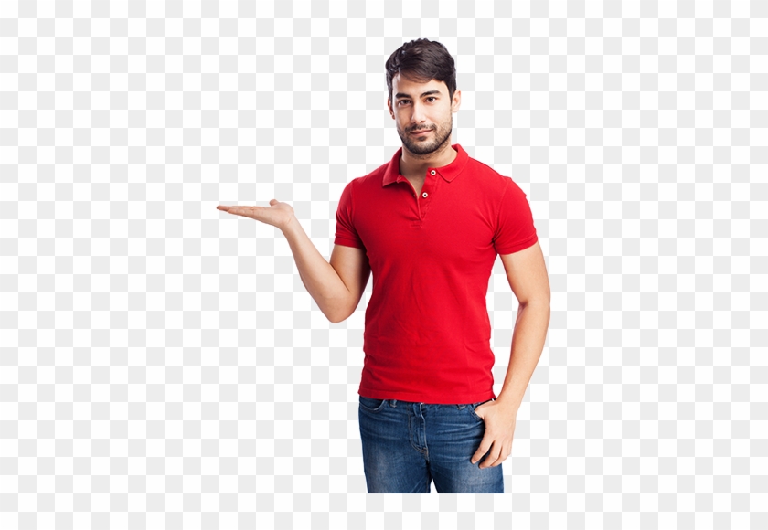 Man In Red Shirt #735785