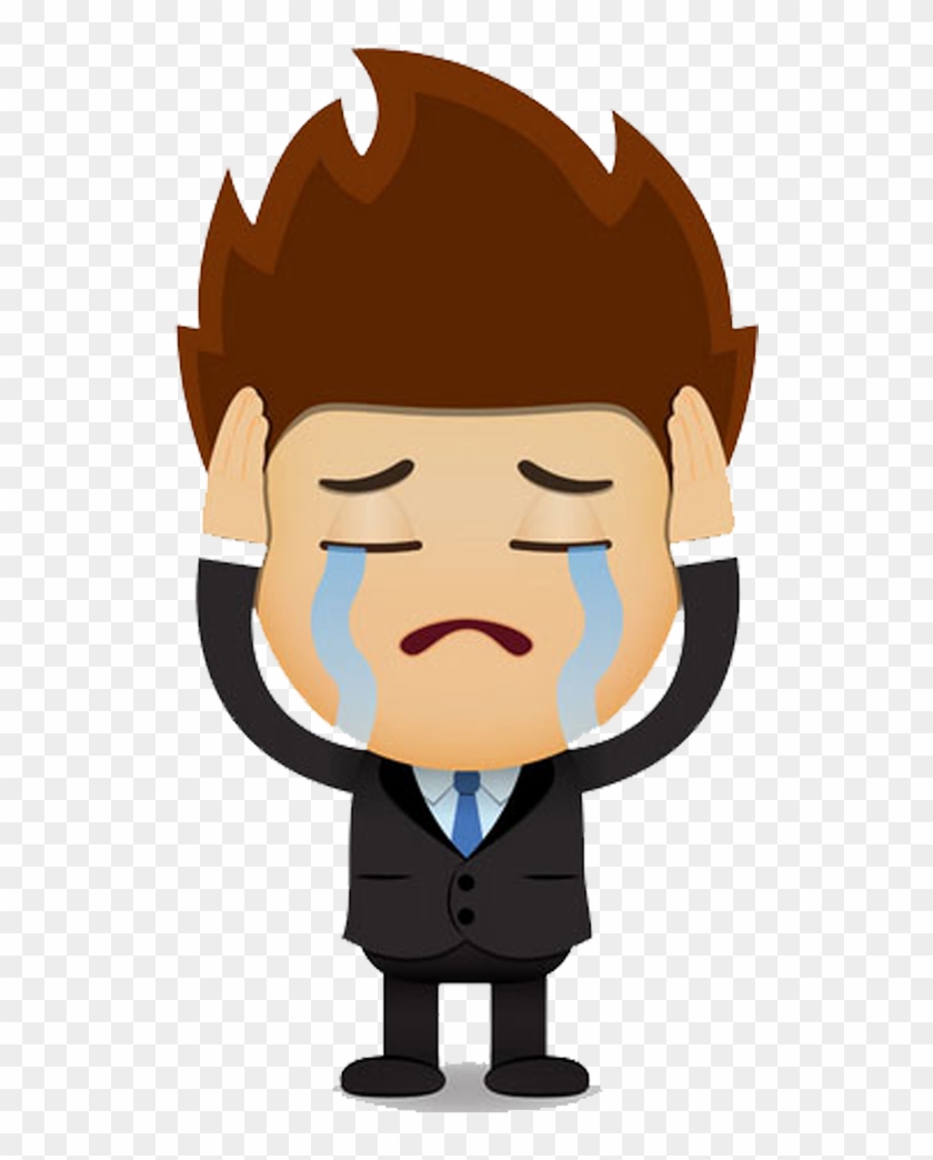 Cartoon Royalty-free Clip Art - Sad Cartoon Png #735805