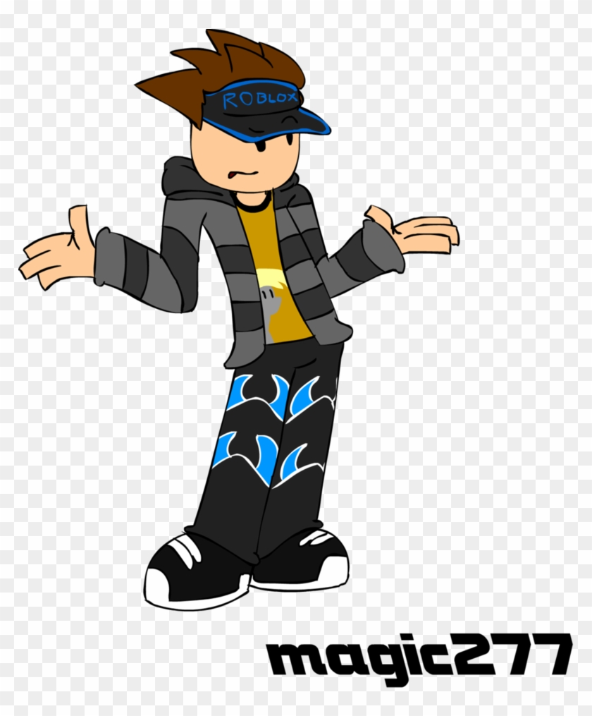 Magic277 Shrug By Magic277 - Roblox Cartoon Drawing #735813