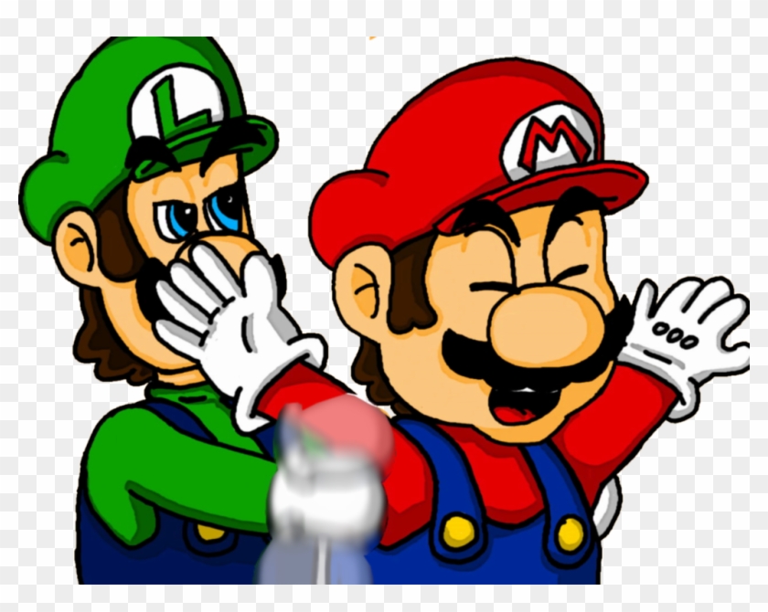 Luigi Tickling Mario By Emeffy - Luigi Tickling Mario #735929
