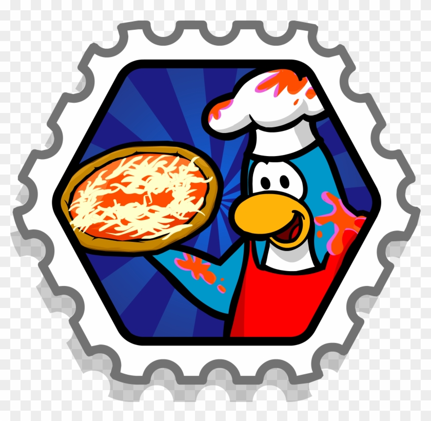 Pizza Chef Stamp - Club Penguin System Defender Stamps #736009