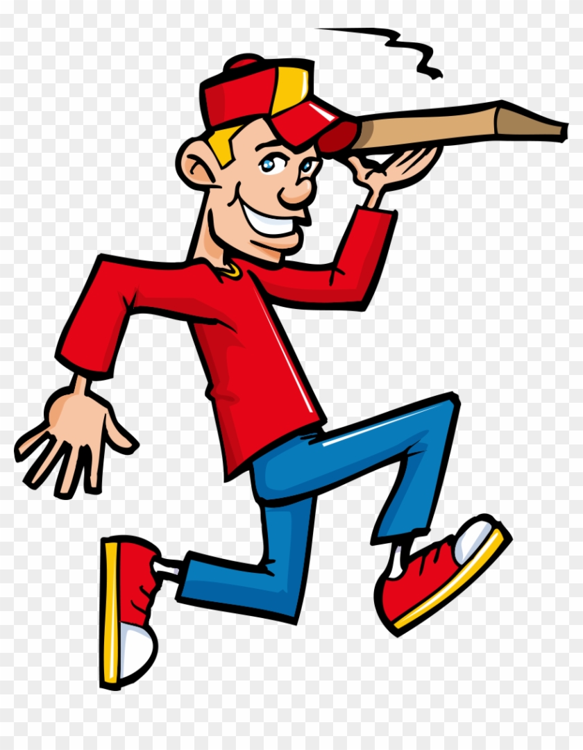 Pizza Delivery Clip Art - Pizza Delivery Boy #736014