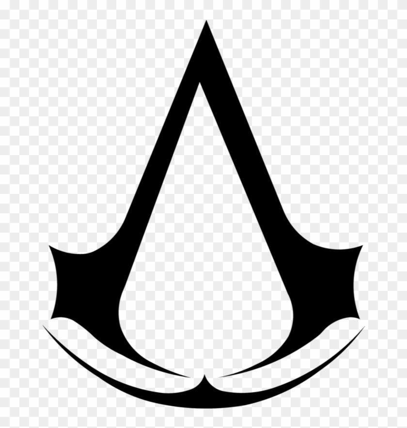Assassin's Creed Symbol Black By Assassinhedgehog - Assassin's Creed Logo Png #736025