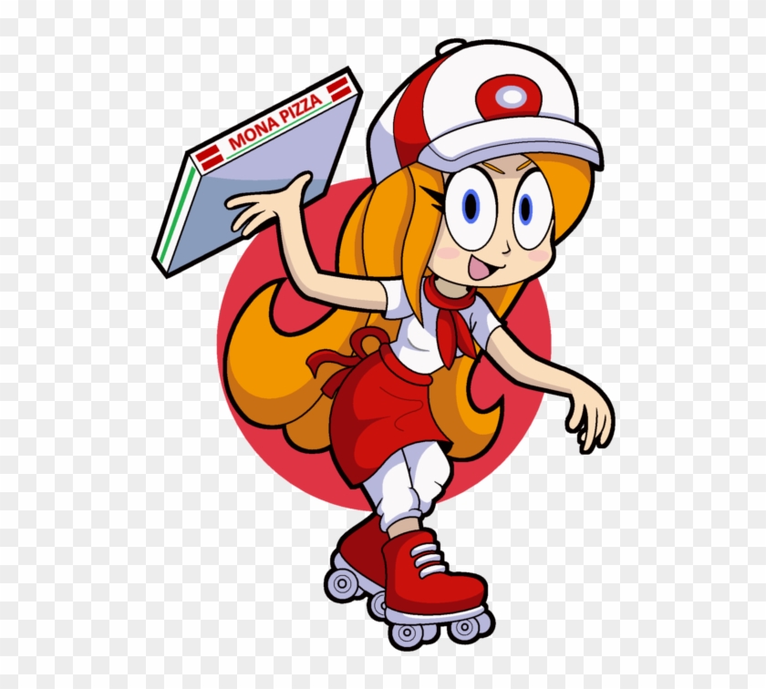 Warioweek 06 Mona Pizza By The Driz - Mona Warioware Art #736043