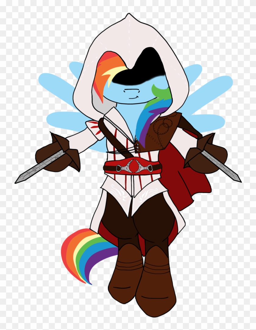 Assassin Rainbow Dash By Animalpainter - Drawing #736106