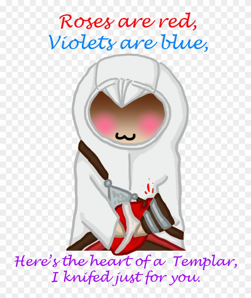 Altair Valentine By Drawing 24 7 - Assassins Creed Valentine #736113