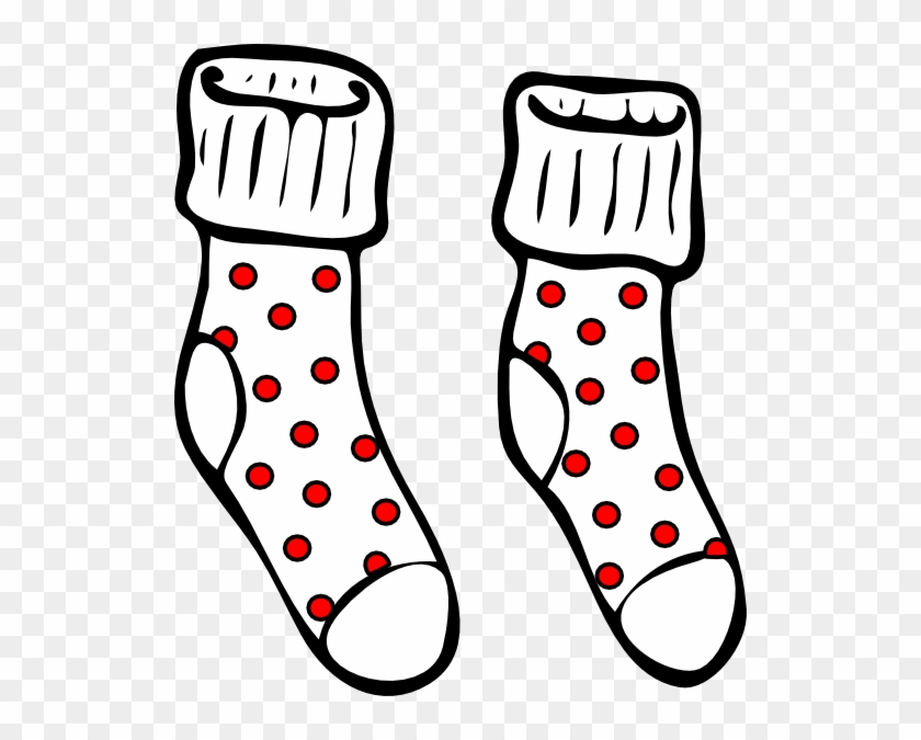 Spotty Socks Clip Art At Clker Com Vector Clip Art - 8 Qam #736161