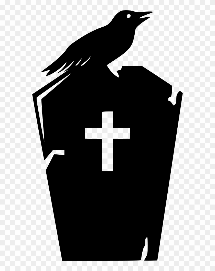 Grave Stone Dead Graveyard Space Dirty Crow Comments - Cross #736224