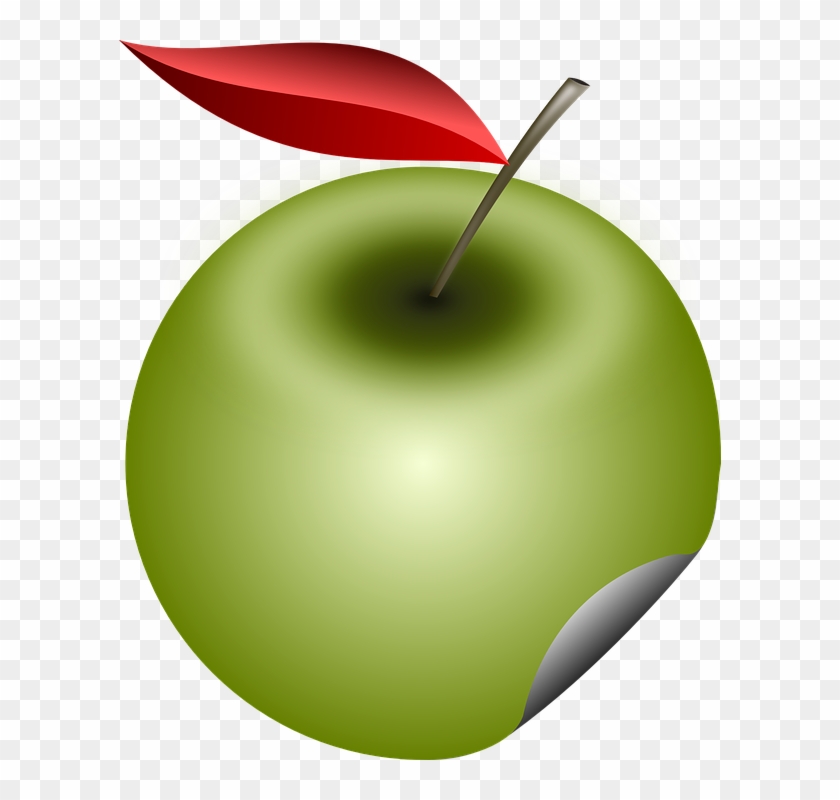 Green Apple Clipart 15, - Pomme #736271