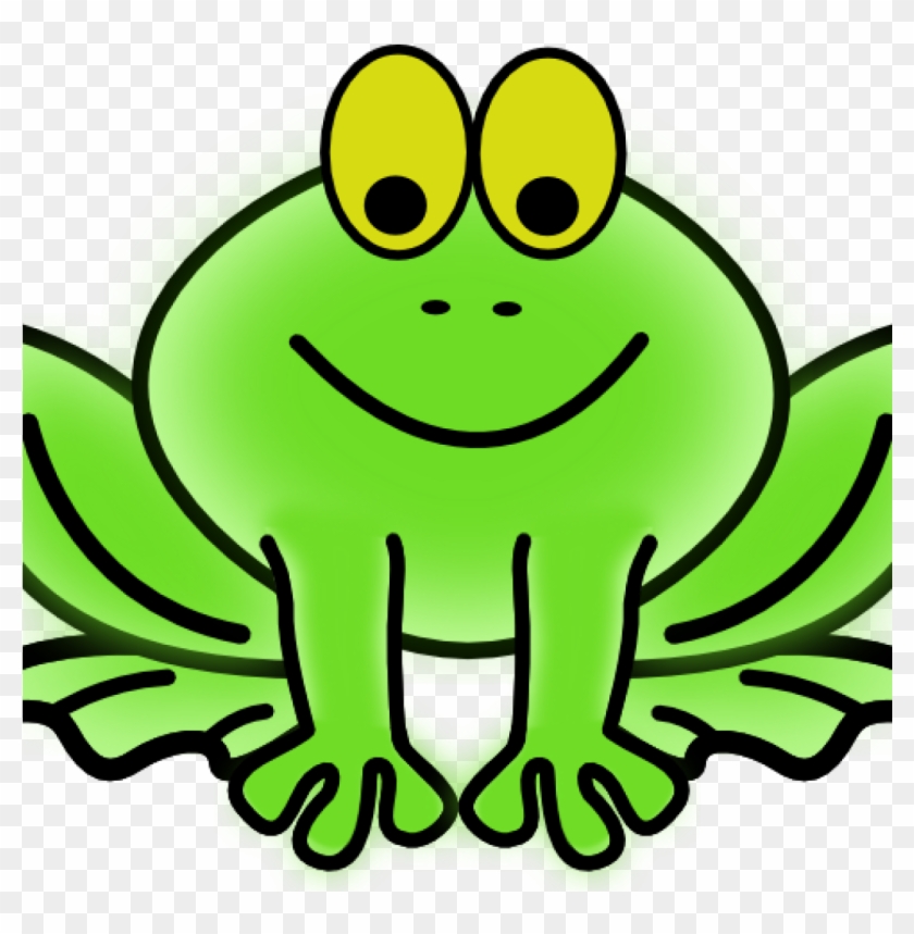 Frog Clipart Bug Eyed Frog Clip Art At Clker Vector - Frog Clipart Black And White #736287