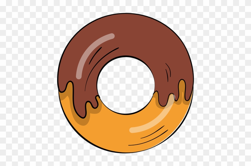 Chocolate Doughnut Cartoon Transparent Png - Doughnut #736299