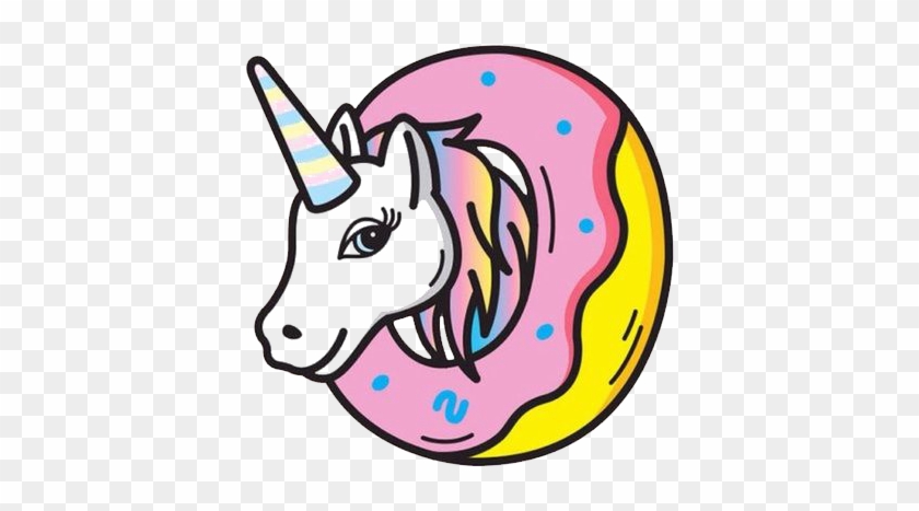 Doughnut Unicorn We Heart It Wallpaper - Cute Unicorn #736304