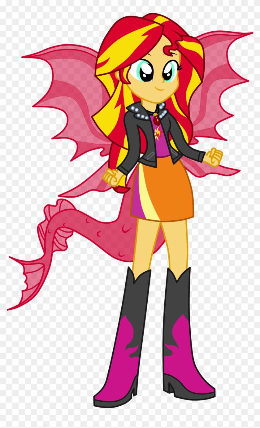 Siren Sunset Shimmer By Assassins-creed1999 - Sunset Shimmer As A Dazzling #736493
