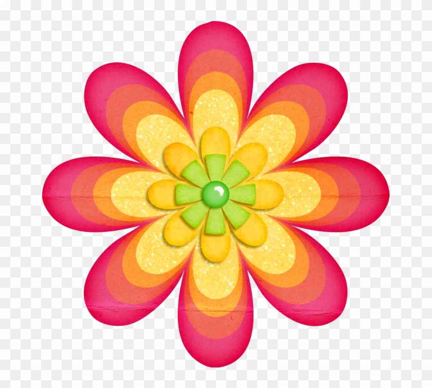 Transparent Flowersbutton Flowersflower Craftsflower - Flower Clipart Transparent Background #736519