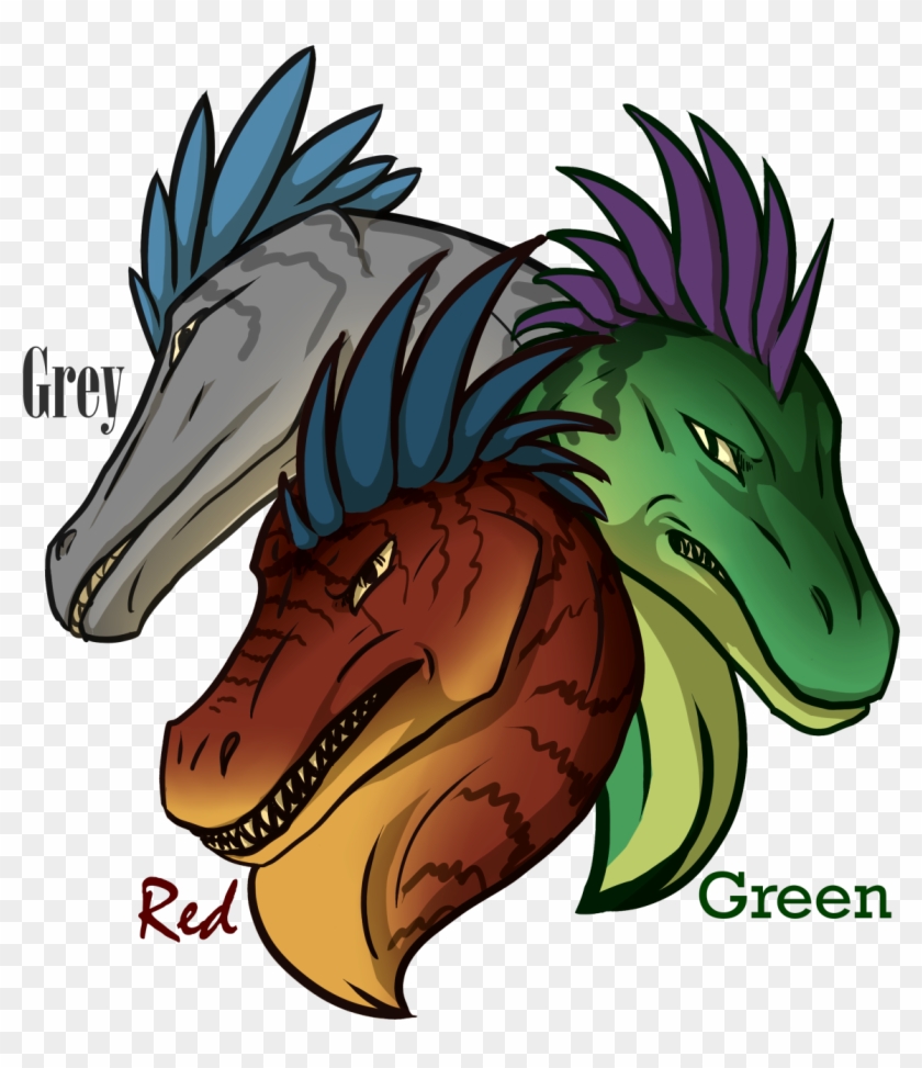 My Three Raptors From Ark - Dragon #736569