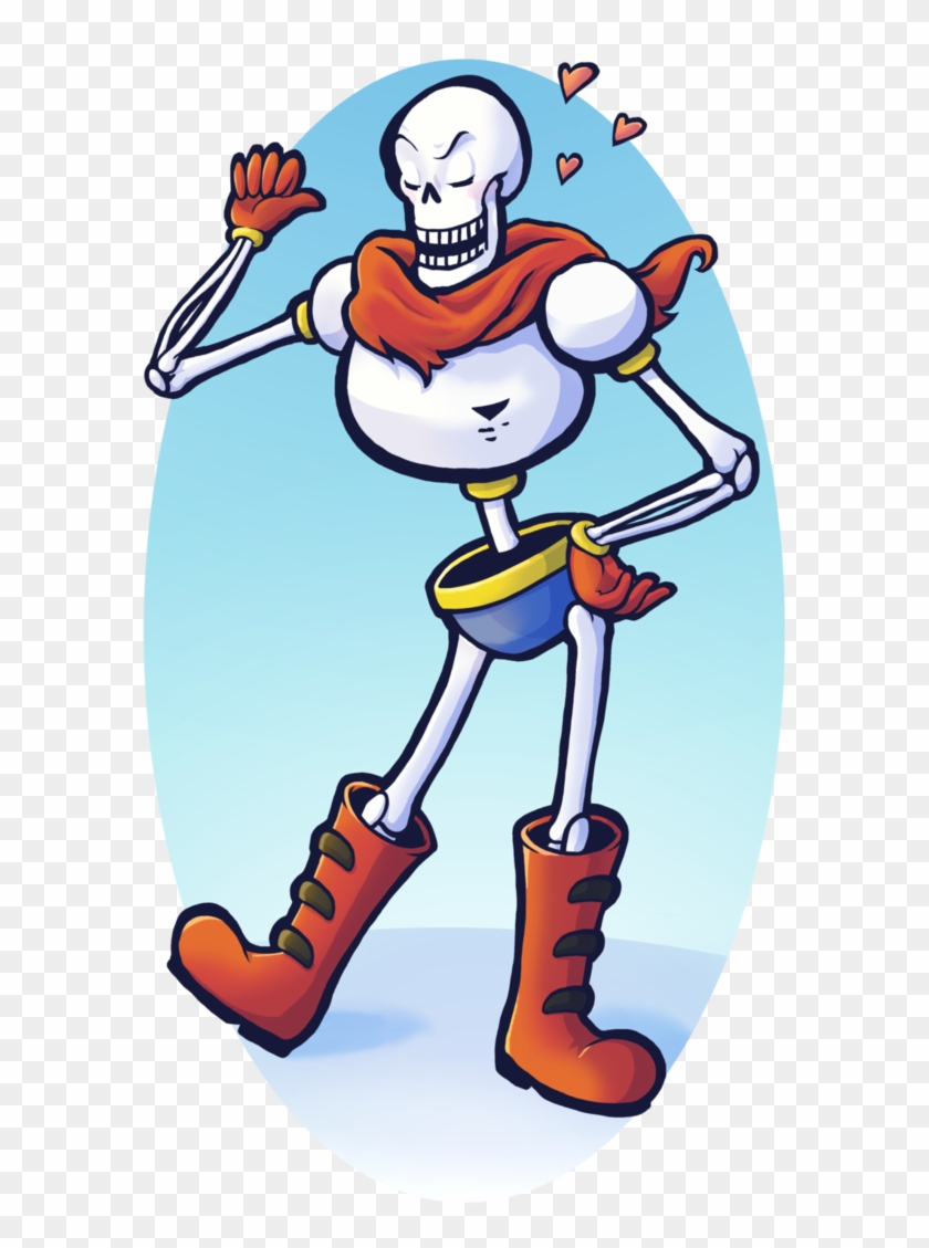 Papyrus, Skeleton Husband By Maddisky - Papyrus The Skeleton Drawing #736685