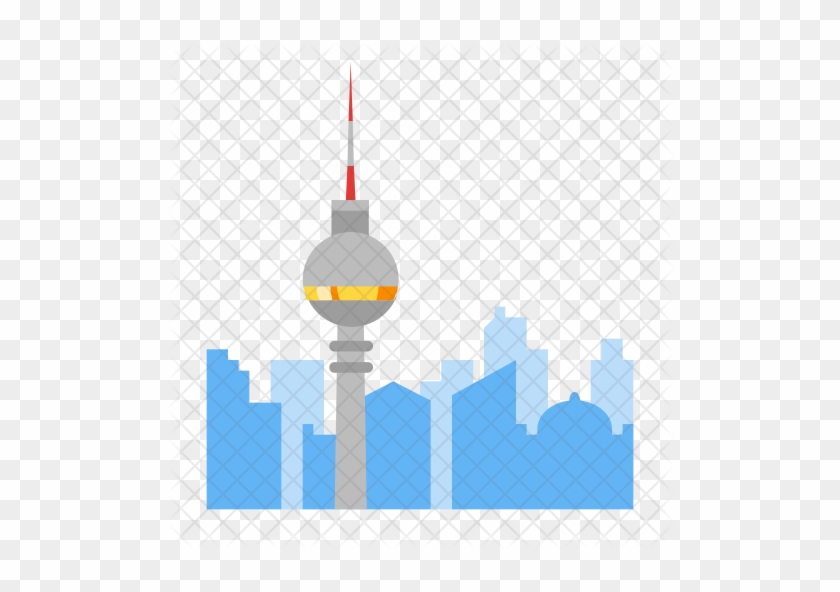 Berlin Tv Tower Icon - Berlin Tv Tower Logo #736783