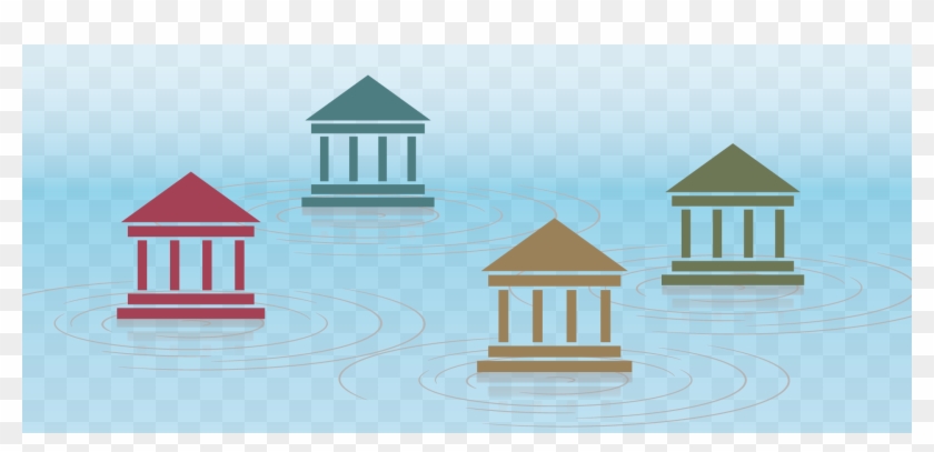 Header Image Of Ripples And Institution Icons - Illustration #736811