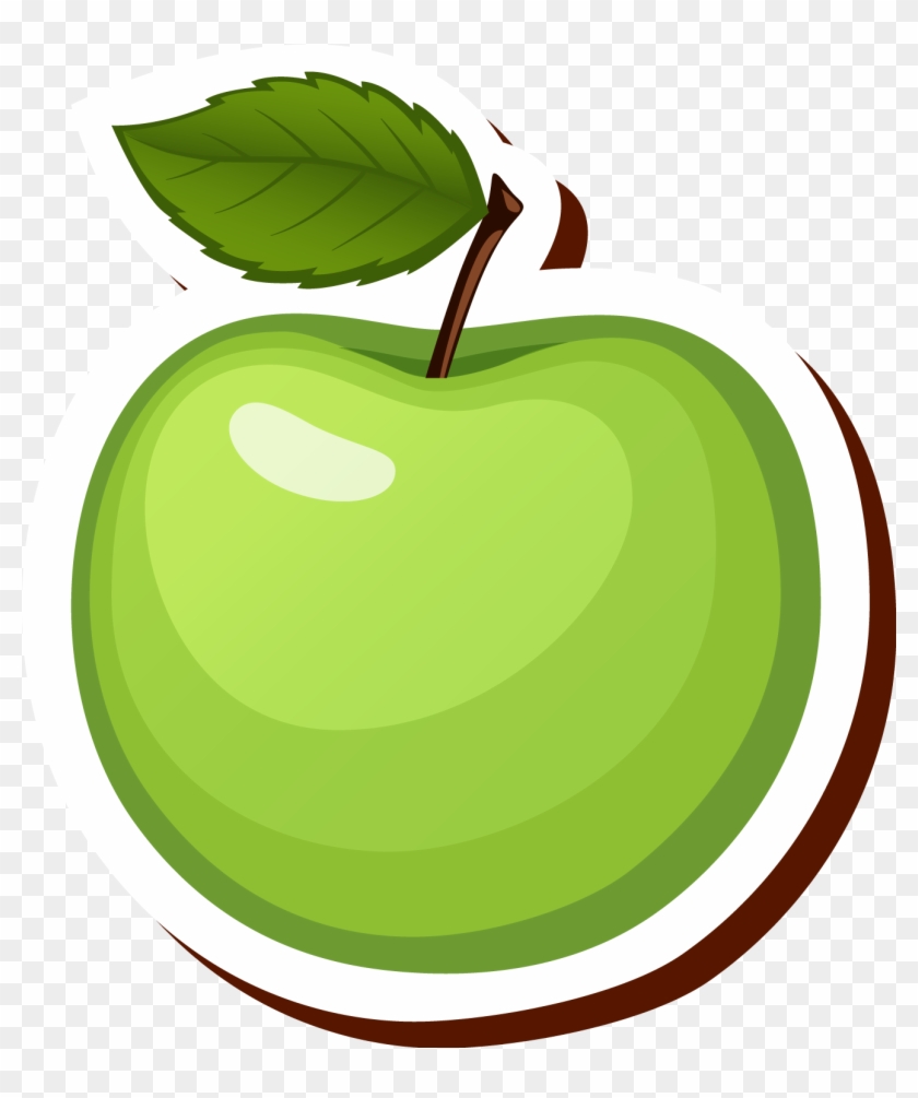 Granny Smith Manzana Verde Apple Clip Art - Granny Smith Manzana Verde Apple Clip Art #736986