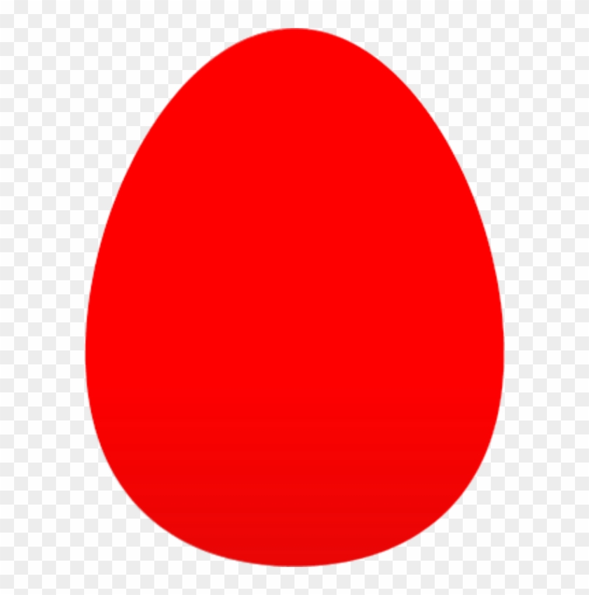 Red Egg Clipart - Red Circle On Instagram Profile #737125