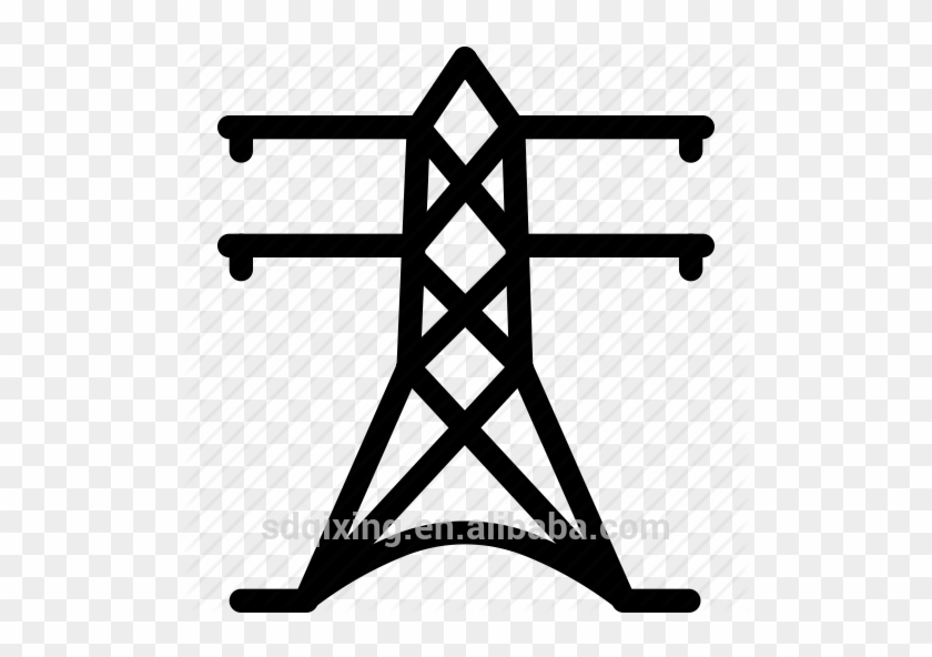Power Transmission Pole, Power Transmission Pole Suppliers - High Voltage Power Lines Png #737142