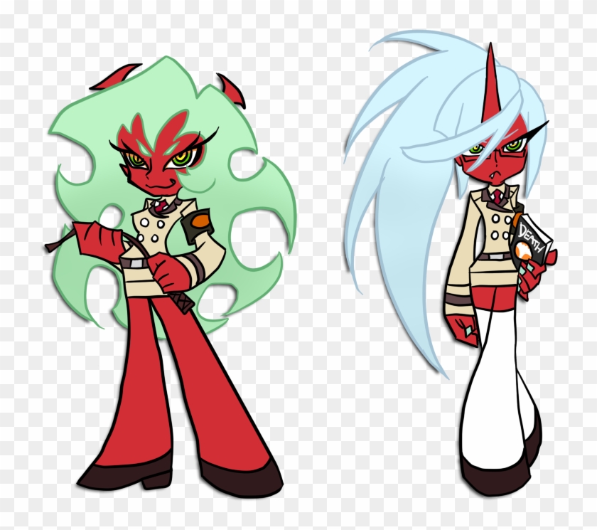Scanty And Kneesocks By Ajuethemod On Deviantart - Scanty And Kneesocks Reference #737155