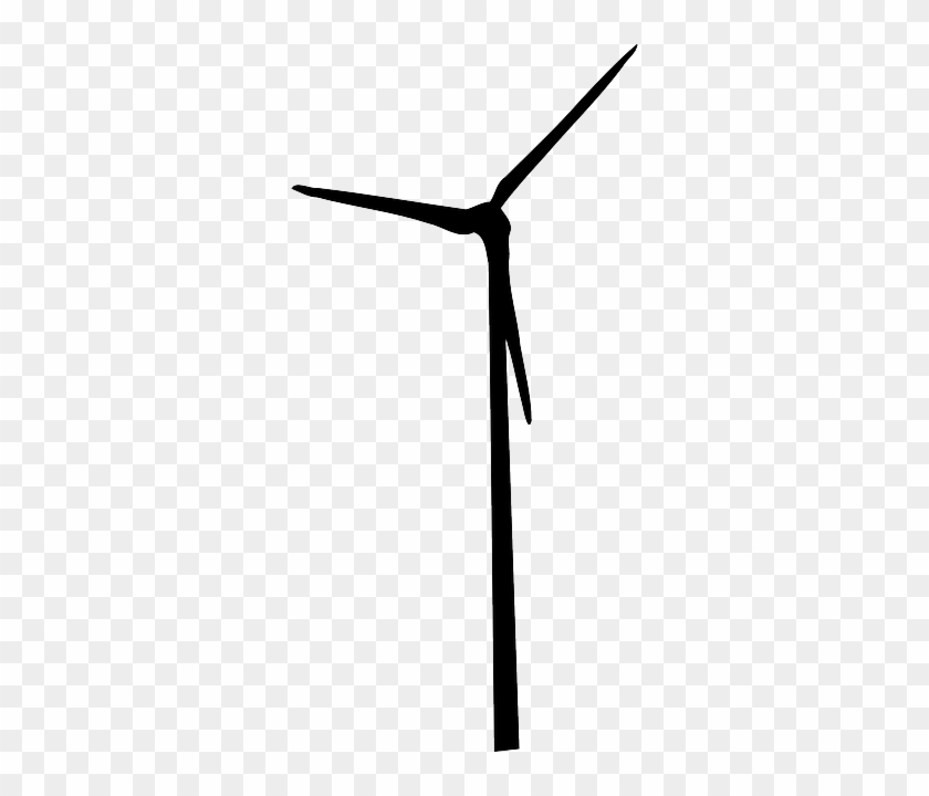 Renewable Turbine, Wind, Electrical, Energy, Power, - Wind Turbine Silhouette #737175